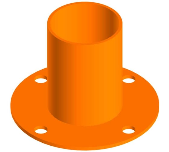 Изображение товара Защитный столб оранжевый, 100 мм Parallax Параллакс 610OR1000-ZCH