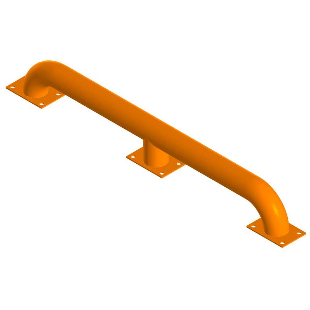 Изображение товара Защита бордюра оранжевая 1150 мм Parallax 602OR9002-ZCH колесоотбойник