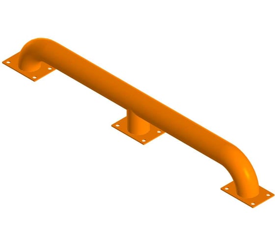 Изображение товара Защита бордюра (колесоотбойник, тип 2) оранжевый 1150 мм Parallax 602OR9002-ZCH