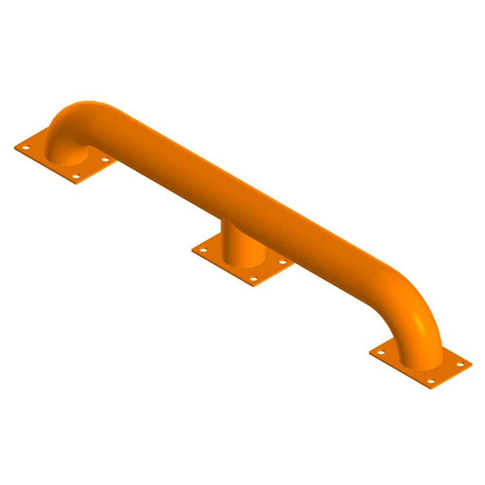 Изображение товара Защита бордюра (колесоотбойник) Parallax 602OR7502-ZCH 1000 мм оранжевый