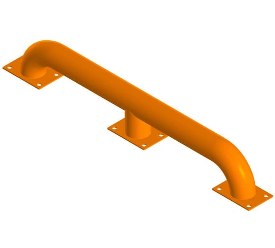 Изображение товара Защита бордюра (колесоотбойник, тип 2) оранжевый 1000 мм Parallax 602OR7502-ZCH
