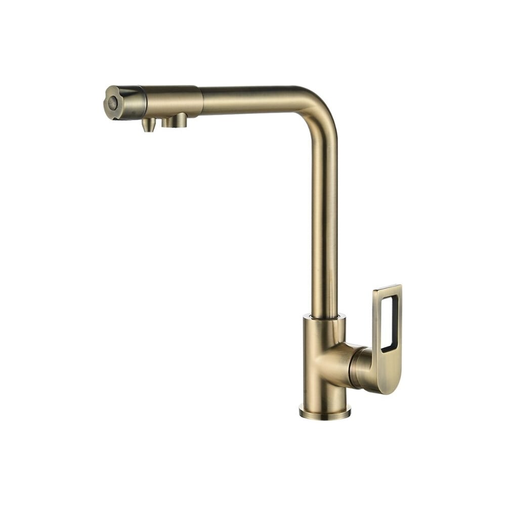 Изображение товара Смеситель для кухни ViEiR под фильтр бронза высокий Г-образный V15008-D