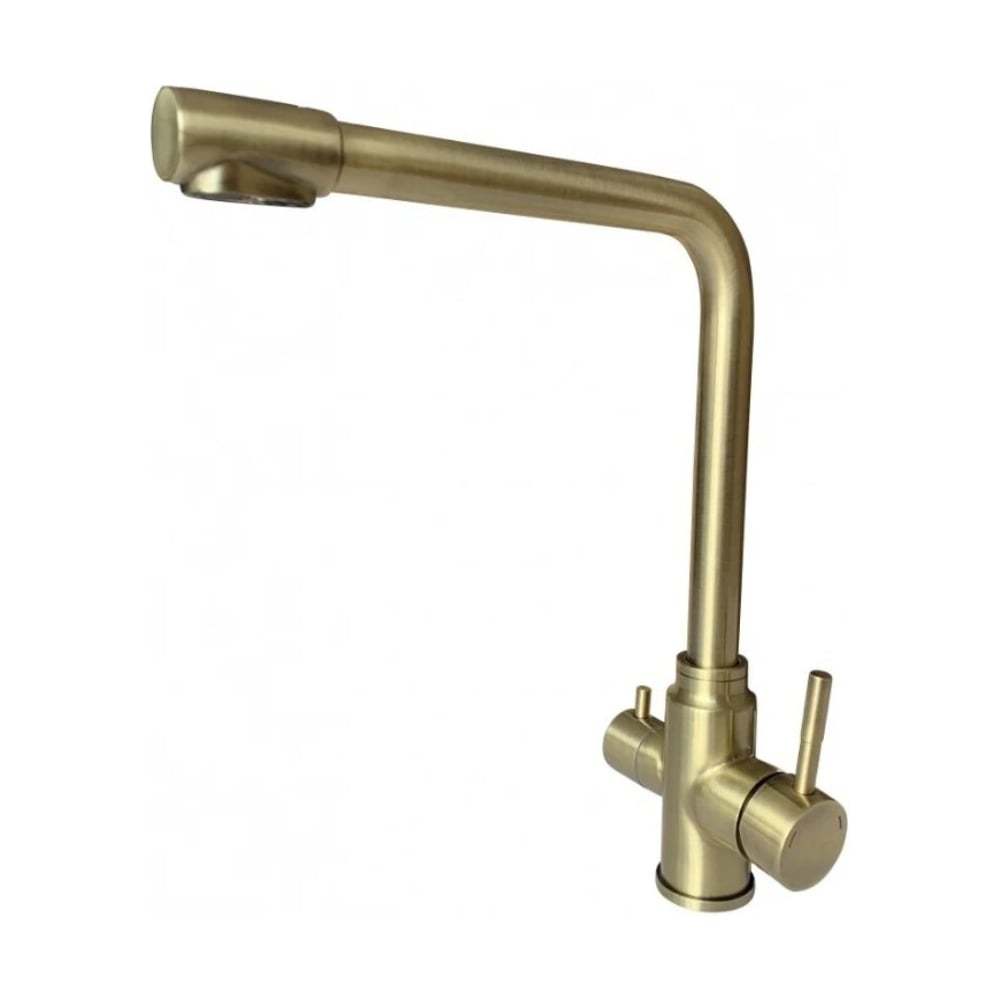 Изображение товара Смеситель для кухни ViEiR V15026-D бронза с высоким Г-образным изливом