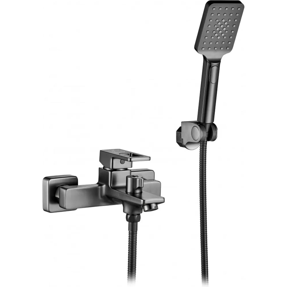 Изображение товара Однорычажный смеситель для ванны ViEiR графит V353531-G с коротким изливом