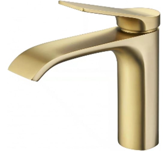 Изображение товара Смеситель для раковины однорычажный ViEiR матовое золото, аэратор 343511-S