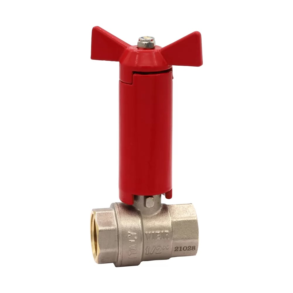 Изображение товара Кран шаровой ViEir с удлинённым штоком 1/2 внутренняя резьба никелированный