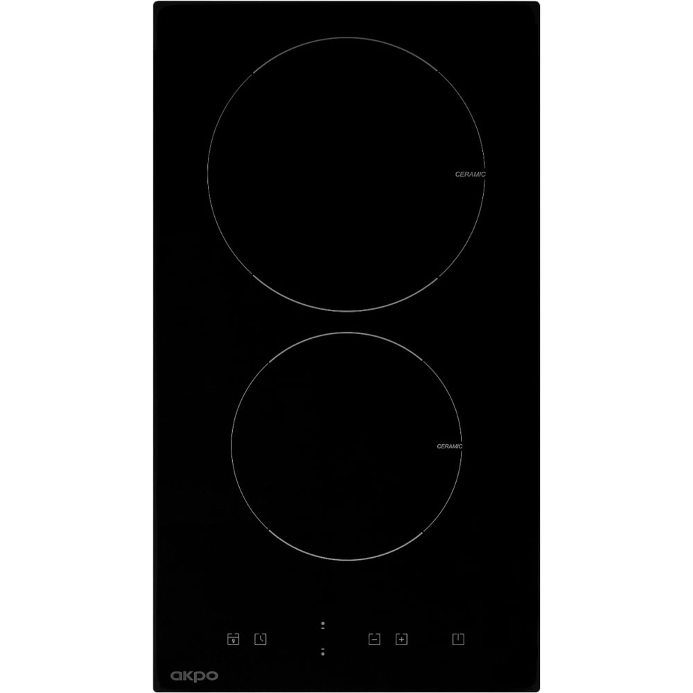 Изображение товара Электрическая варочная поверхность AKPO PKA 309005K BL 2-конфорочная сенсорная стеклокерамика