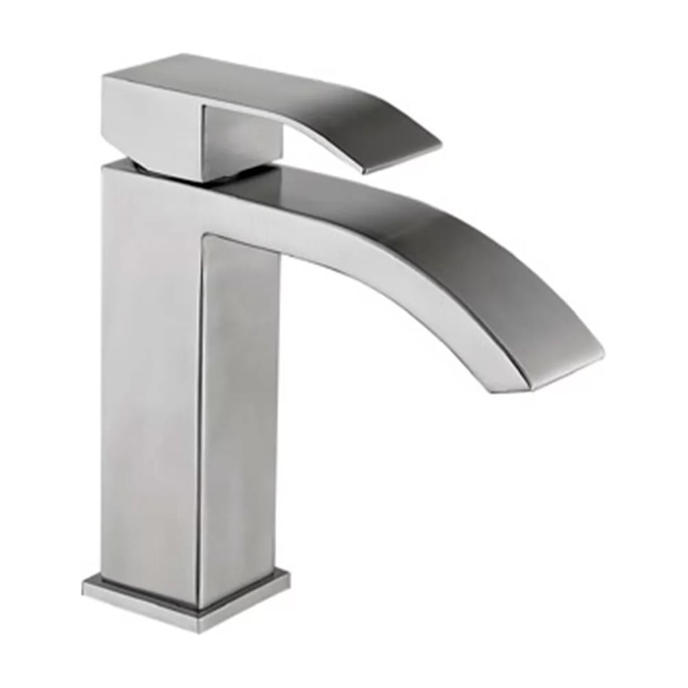 Изображение товара Однорычажный смеситель для раковины ViEiR нержавеющая сталь сатин 303511