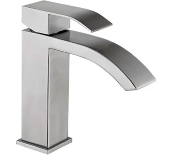 Изображение товара Смеситель для раковины однорычажный ViEiR нержавеющая сталь, сатин 303511