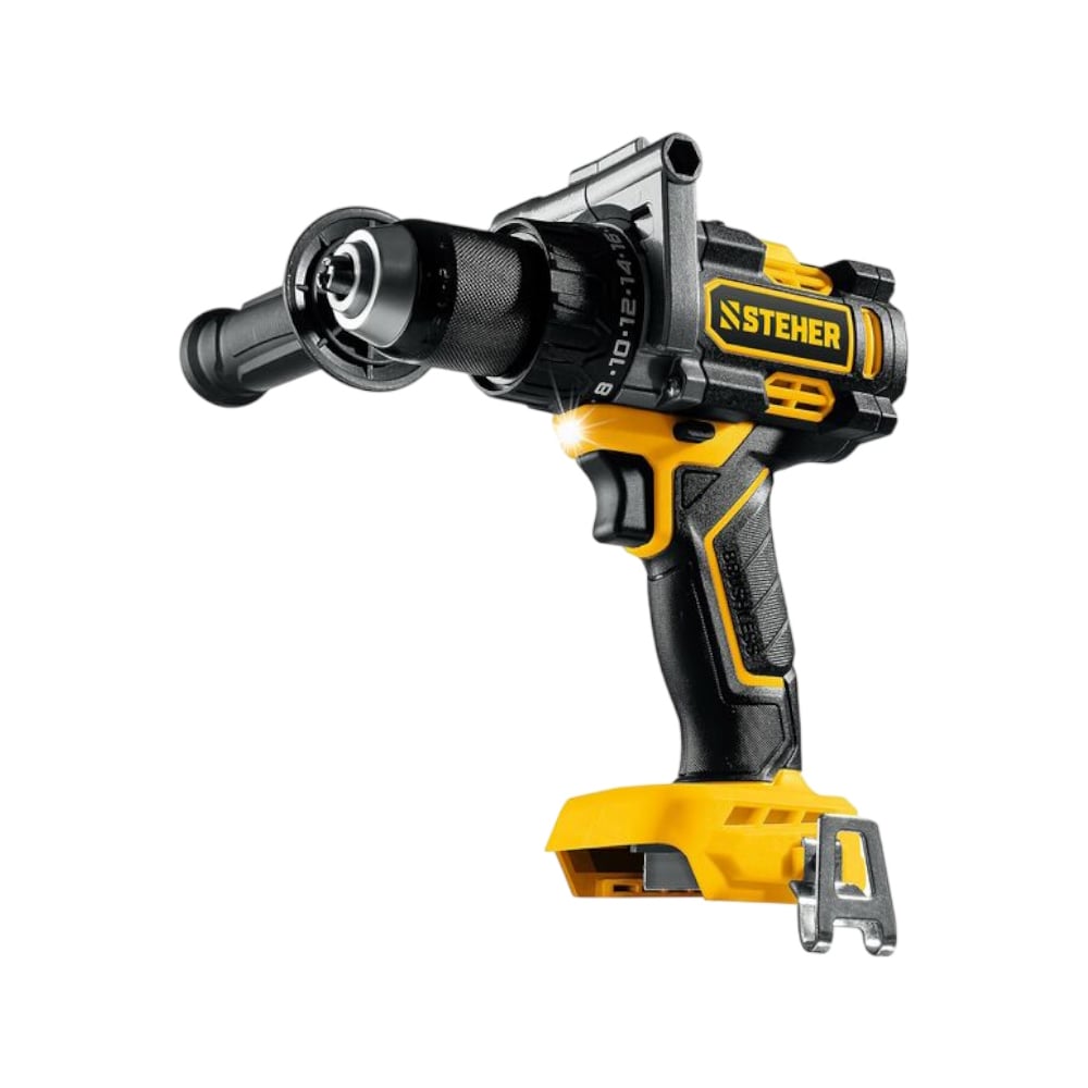 Изображение товара Бесщеточная дрель-шуруповерт STEHER 20 В 165 Нм без АКБ модель CB-165