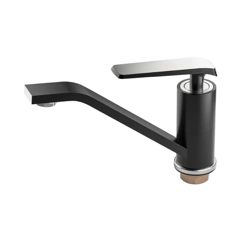 Изображение товара Смеситель для раковины однорычажный ViEiR черный 333512-C с поворотным изливом