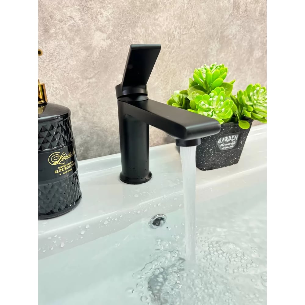 Изображение товара Смеситель для раковины однорычажный ViEiR черный 243513-C