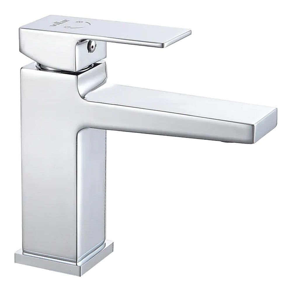 Изображение товара Однорычажный смеситель для умывальника ViEiR хром латунь 393511