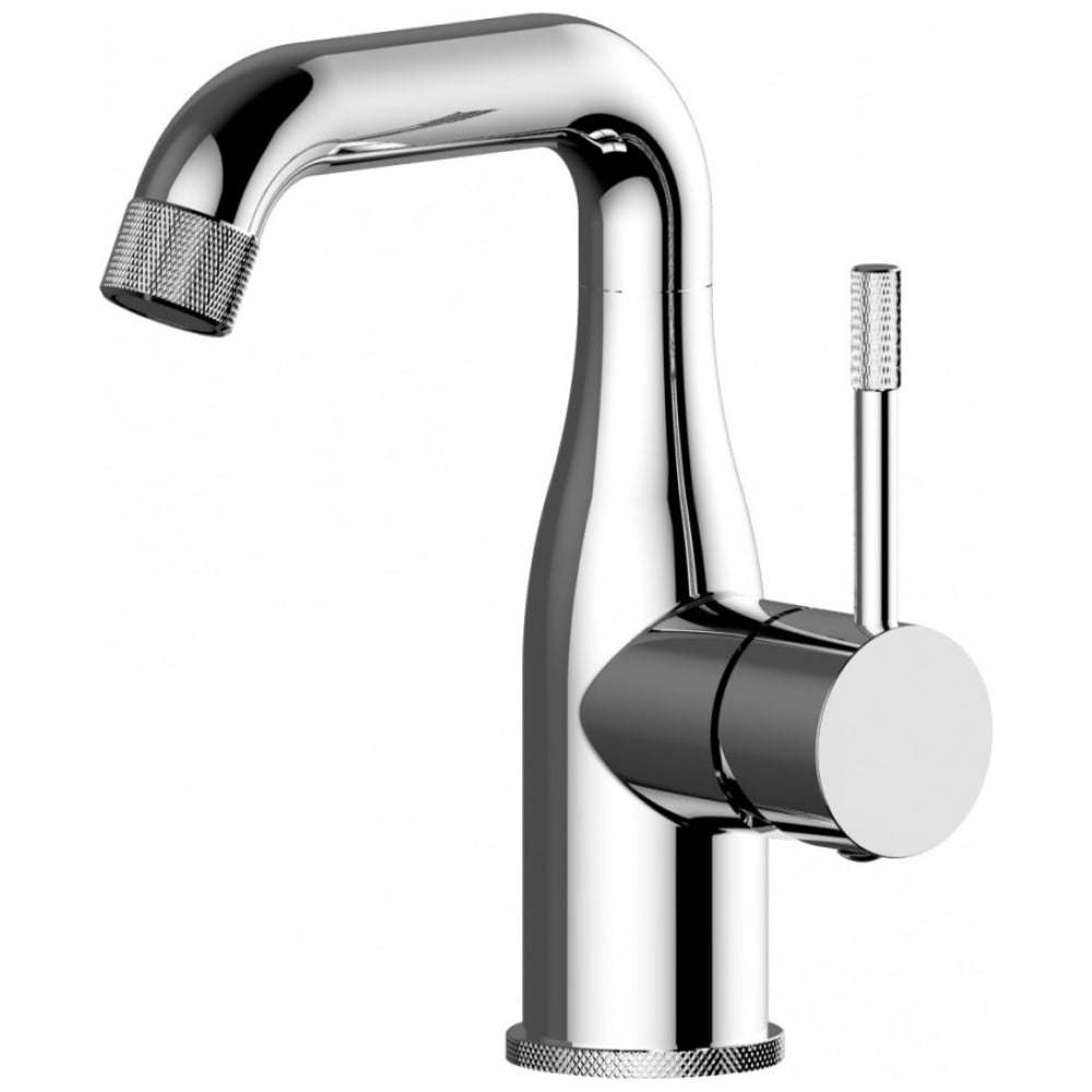 Изображение товара Однорычажный смеситель для раковины ViEiR хром с поворотным изливом