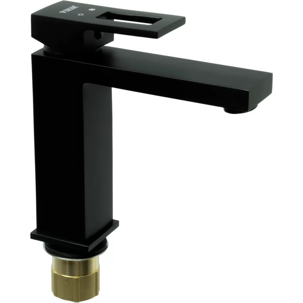 Изображение товара Современный однорычажный смеситель для раковины ViEiR черный V193511-C