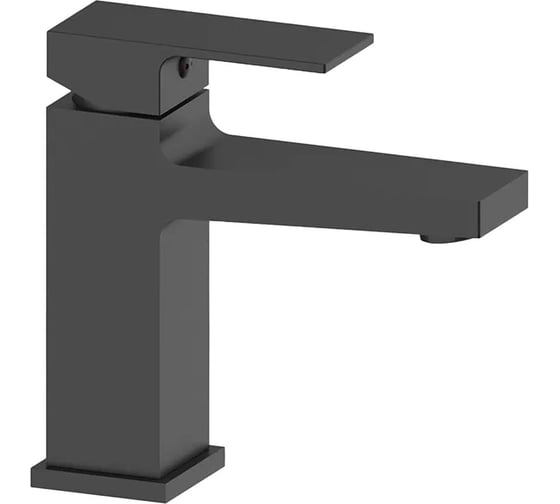 Изображение товара Смеситель для раковины однорычажный ViEiR черный матовый латунь, аэратор 393511-C