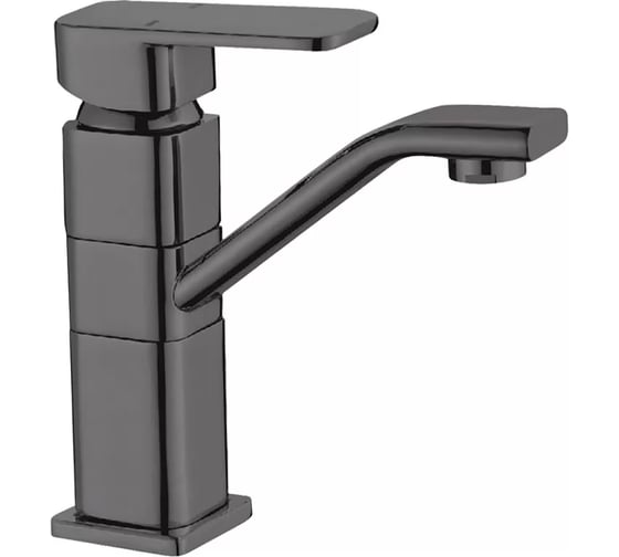 Изображение товара Смеситель для раковины ViEiR поворотный, однорычажный, латунь, графит V113513-G