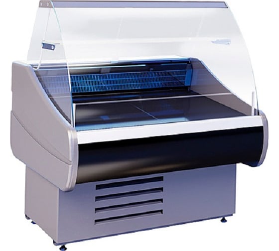 Изображение товара Витрина холодильная Cryspi ВПС Octava 1200 (верх 3002, низ 7016, с боковинами) О ВПС1 120ГR290