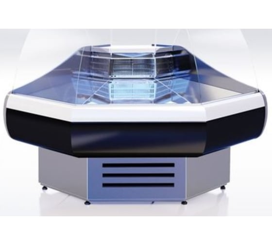 Изображение товара Витрина холодильная Cryspi ВПС Octava OC (угол внеш.) (верх 3002, низ 7016,с боковинами) O ВПС1 OC90Д R290