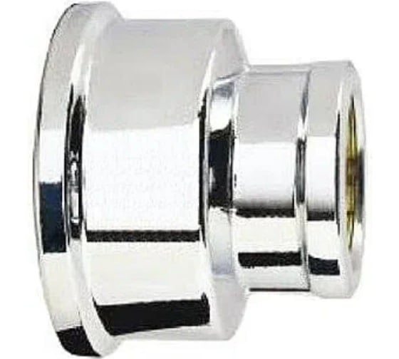 Изображение товара Муфта хромированная ViEir 3/4 гайка × 1 гайка для увеличения диаметра VER109