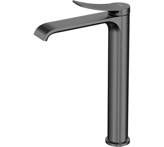 Изображение товара Смеситель для раковины чаши однорычажный ViEiR графит, высокий корпус V483012-G
