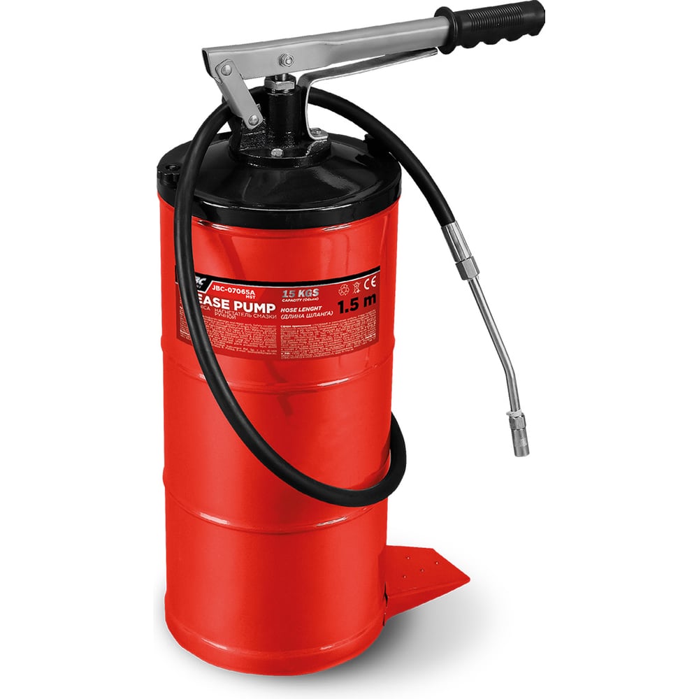 Изображение товара Нагнетатель смазки ручной JBC 15кг для солидола переносной