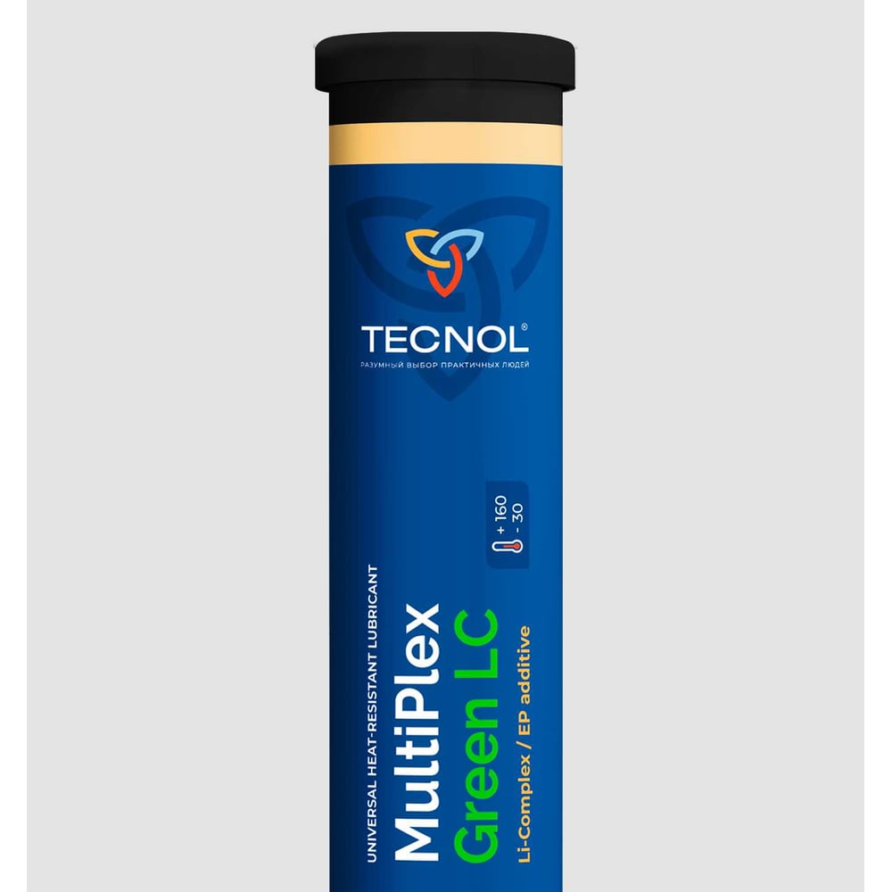 Изображение товара Многофункциональная высокотемпературная водостойкая смазка TECNOL MultiPlex Green LC EP3 370 гр
