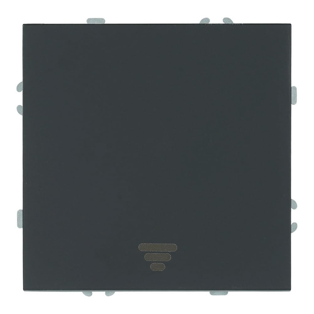 Изображение товара Выключатель 1-клавишный самовозвратный STEKKER Эмили 250В 10А черный уголь