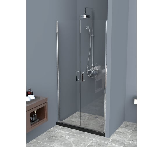 Изображение товара Душевая дверь BelBagno UNO-B-2-90-C-Cr