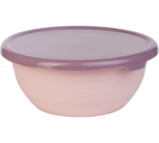 Изображение товара Салатница Умничка 2,1 л с крышкой пастель MPU8102