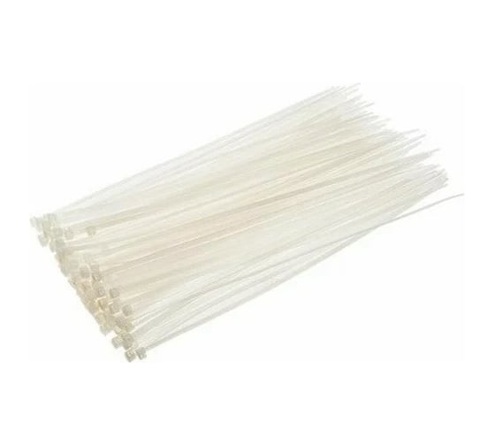 Изображение товара Стяжки Strong нейлоновые, белые, 4.8x200 мм, 100 шт. СТУ-23448200