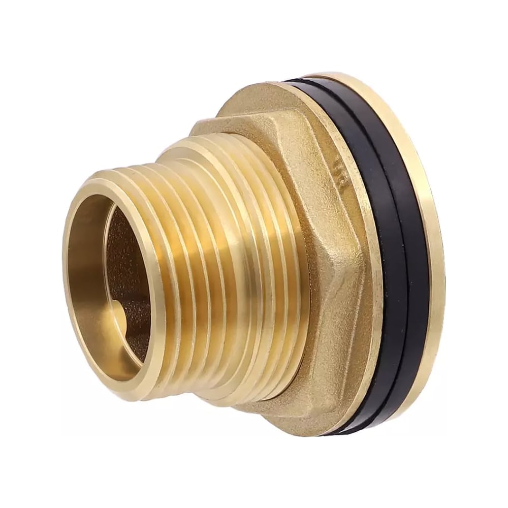 Изображение товара Футорка латунная ViEiR 2 гайка × 2 1/2 штуцер VRDN2-15