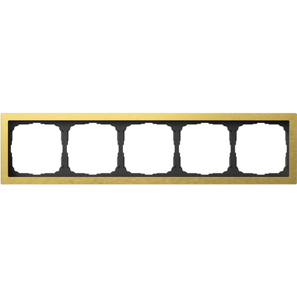 Изображение товара Рамка Systeme ElectricARTGALLERY PURE 5-постовая золотая металл GAL312405
