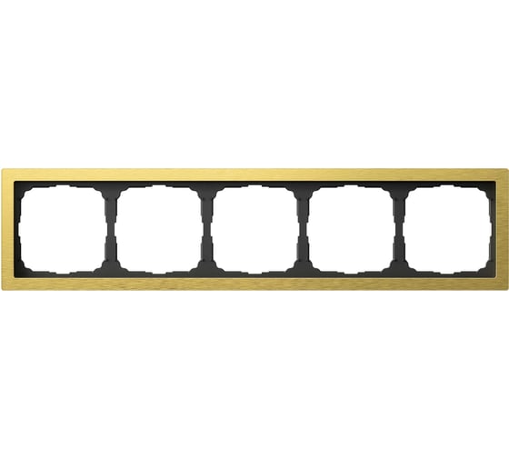 Изображение товара Рамка Systeme ElectricARTGALLERY PURE 5-постовая, металл, золото GAL312405