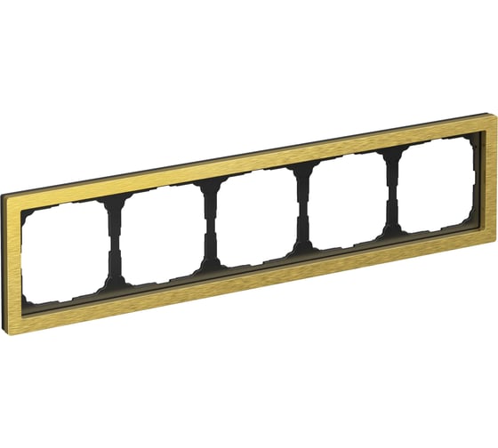 Изображение товара 5-постовая рамка Systeme Electric ArtGallery PURE Металл, Золото GAL312405