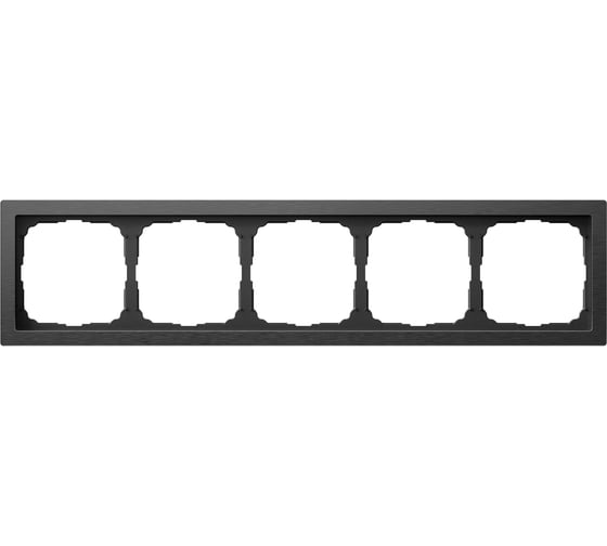 Изображение товара Рамка Systeme ElectricARTGALLERY PURE 5-постовая, металл, оникс GAL312305