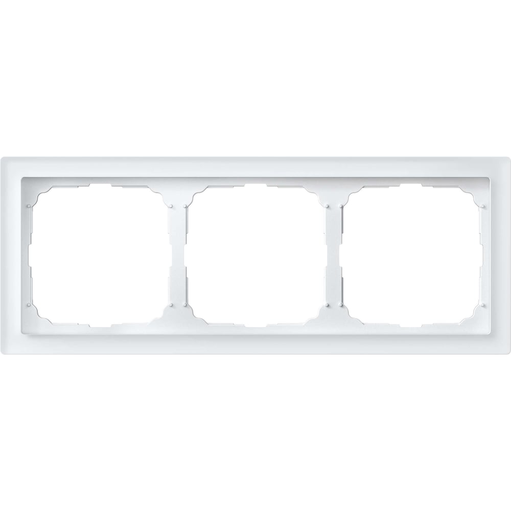 Изображение товара Рамка Systeme Electric ARTGALLERY PURE 3-постовая органическое стекло белая
