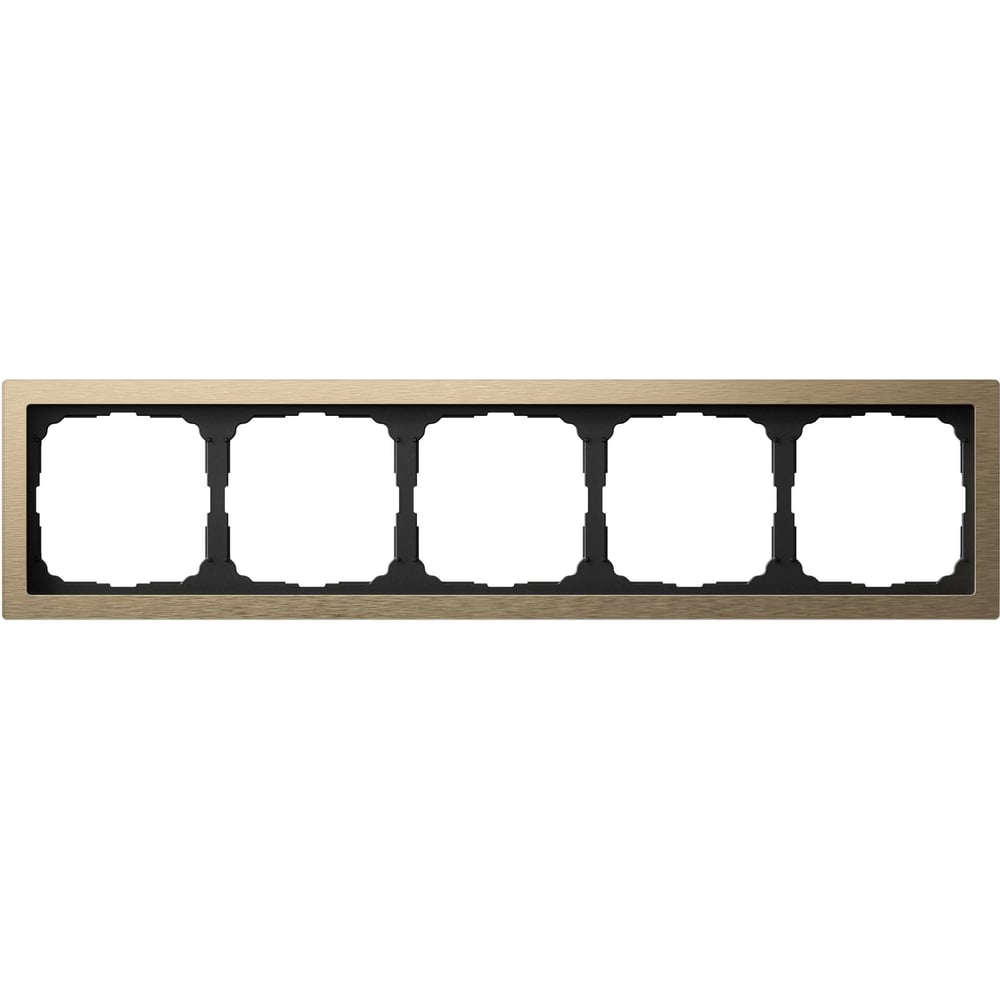 Изображение товара Рамка Systeme ElectricARTGALLERY PURE 5-постовая латунная