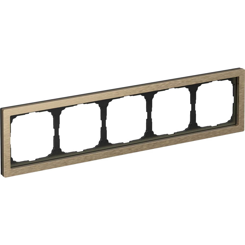 Изображение товара Рамка Systeme ElectricARTGALLERY PURE 5-постовая латунная