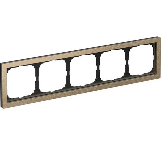 Изображение товара 5-постовая рамка Systeme Electric ArtGallery PURE Металл, Латунь GAL312205