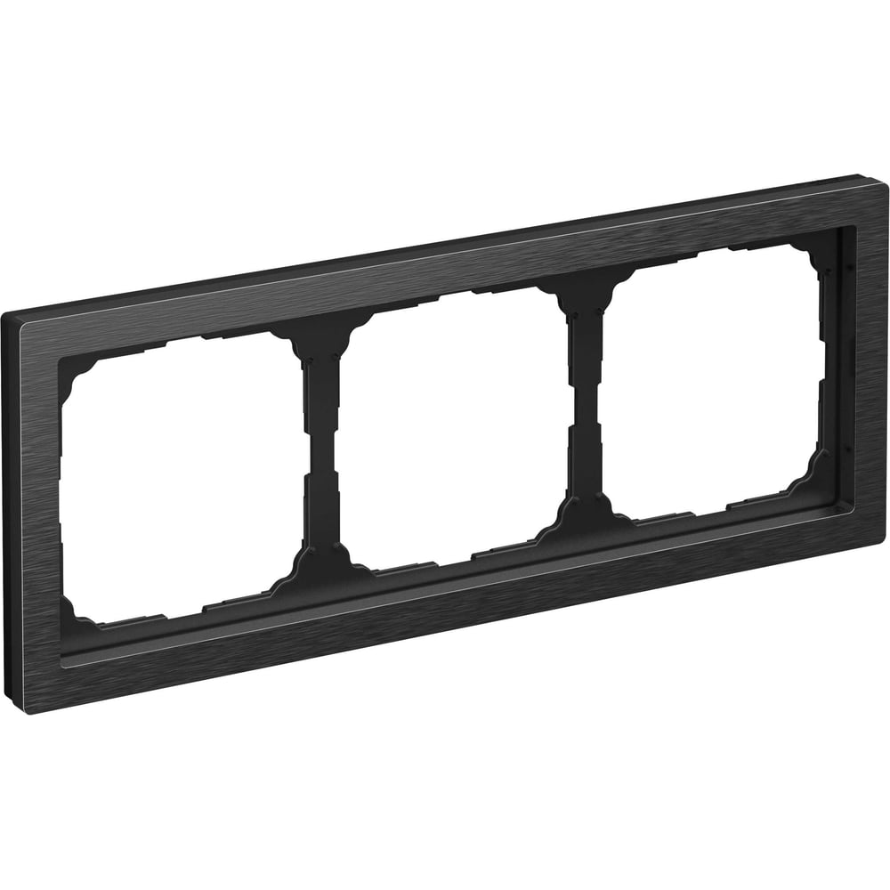 Изображение товара Рамка Systeme ElectricARTGALLERY PURE 3-постовая оникс