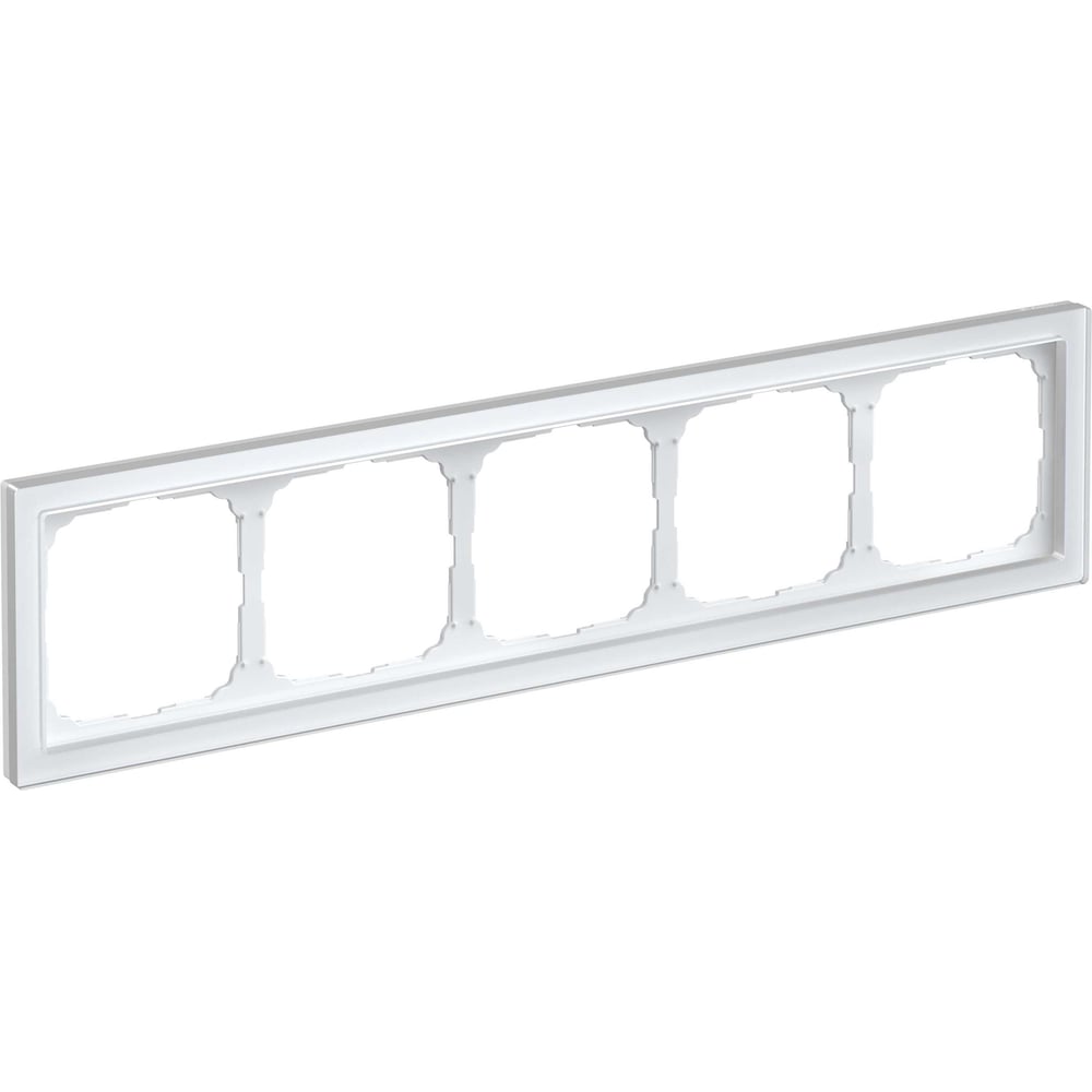 Изображение товара Рамка Systeme ElectricARTGALLERY PURE 5-постовая из органического стекла белая