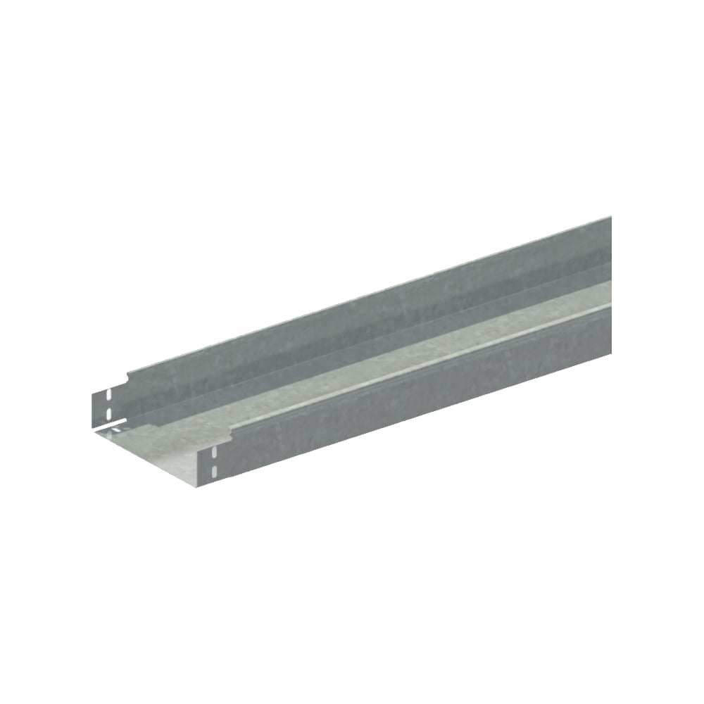 Изображение товара Неперфорированный замковый лоток 200х50-1,5ц хромированный из стали ОАО СОЭМИ