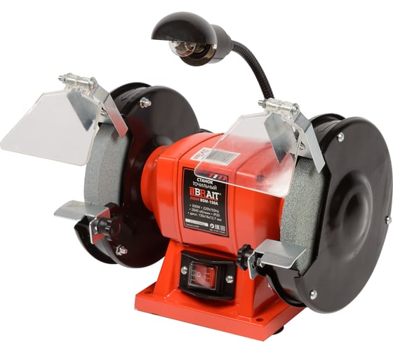 Изображение товара Точильный станок BRAIT BSM-150A (с лампой) 21.01.118.061