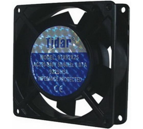 Изображение товара Вентилятор TIDAR RQA 9225HBL 220VAC 114440