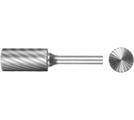 Изображение товара Борфреза твердосплавная цилиндрическая с точеным торцом B-16-25-M-06-70 ТВИНТОС 020300038