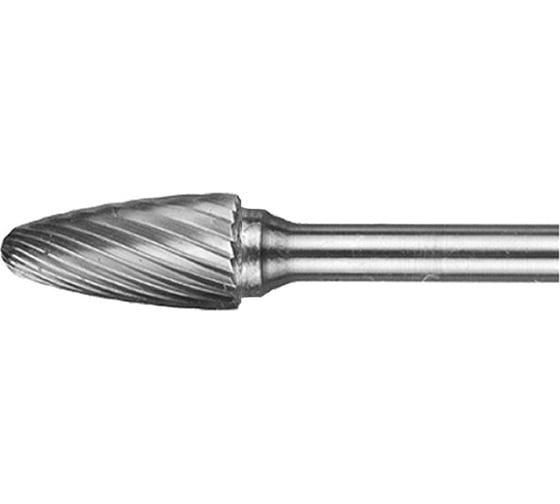 Изображение товара Борфреза твердосплавная гиперболическая со сферическим торцом F-12.5-25-C-06-70 ТВИНТОС 060500023