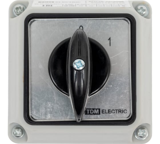 Изображение товара Кулачковый переключатель TDM ELECTRIC КПУ38-25/2098 (0-1 3р) SQ0715-0136