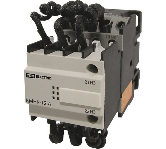 Изображение товара Контактор TDM ELECTRIC КМНК-20-230.Б 20кВАр 1НО1НЗ SQ2103-0003