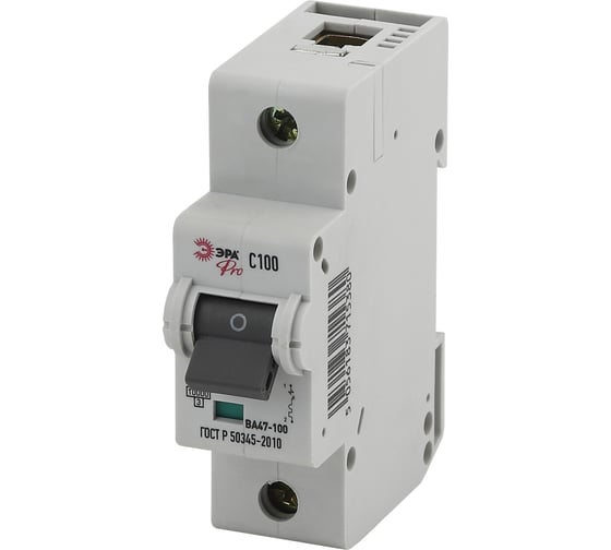 Изображение товара Автоматический выключатель ЭРА PRO NO902267 ВА47100 1Р 25А 10кА кривая D Б0048857